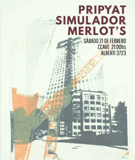 El rock emergente se cita en el CCAVE: Simulador, Pripyat y Merlots prometen una noche de estrenos.