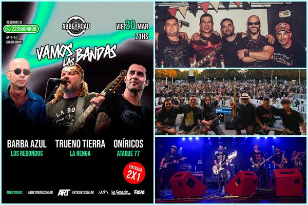 El rock nacional se adueña de la noche: Regresa el ciclo «Vamos las Bandas» a Abbey Road 🎸🔥